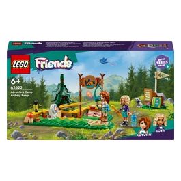 LEGO Friends Tiro con l'Arco al Campo Avventure Giochi Sportivi per Bambine e Bambini da 6 Anni in su con Arco e Frecce Giocattolo 2 Mini Bamboline e un Procione Idee Regalo di Compleanno 42622