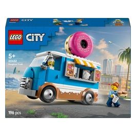 Furgone Ciambelle 60452 Gioco da Costruzione City Great Vehicles Divertimento Assembla Realistico ed Educativo per Bambini