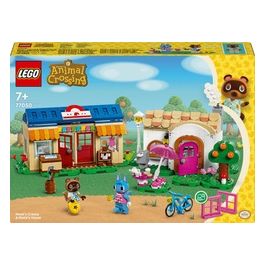 Animal Crossing 77050 Bottega di Nook e casa di Grinfia, Giochi Creativi per Bambini 7+ con Negozio e Casa Giocattolo