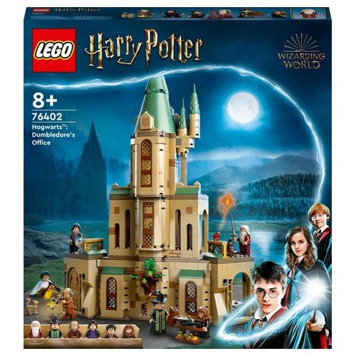 LEGO Harry Potter 76402 Hogwarts: Ufficio di Silente, Castello Giocattolo con Cappello Parlante e Spada di Grifondoro