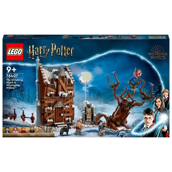 LEGO Harry Potter 76407 La Stamberga Strillante e il Platano Picchiatore, Modellino da Costruire con Minifigure, Mondo Magico