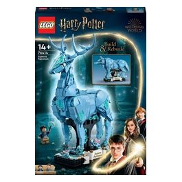 LEGO Harry Potter 76414 Expecto Patronum Set 2 in 1 con Figure Animali, Cervo e Lupo, Regali per Adolescenti, Donne e Uomini