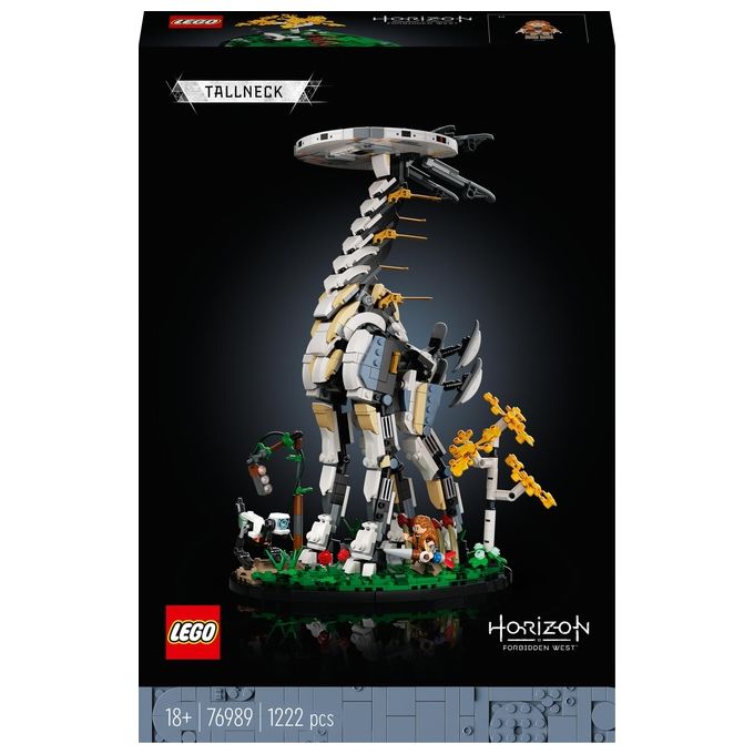 LEGO Horizon Forbidden West: Collolungo, Set per Adulti da Collezione, Modellino da Costruire in Mattoncini di Tallneck con Minifigure di Aloy