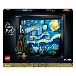 Ideas set costruzione 3D notte stellata di Van Gogh 2316 pezzi per adulti 21333