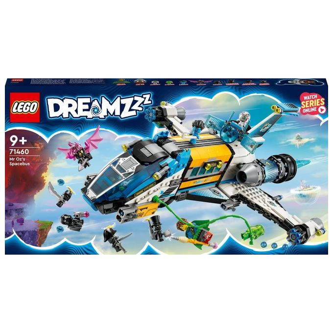 LEGO DREAMZzz 71460 Il Bus Spaziale del Signor Oz, Astronave Giocattolo da Costruire in 2 Modi con Mateo, Z-Blob e Logan
