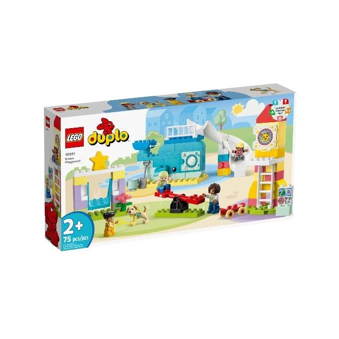 LEGO DUPLO 10991 Il Parco Giochi dei Sogni, Giochi per Bambini 2+ Anni con Balena e Razzo da Costruire con i Mattoncini