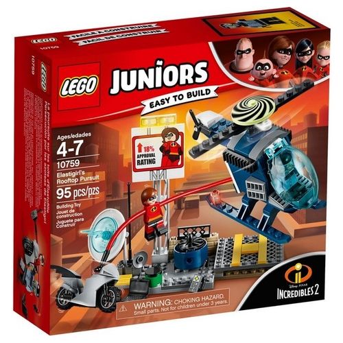 LEGO Juniors Inseguimento Sul Tetto Di Elastigirl 10759
