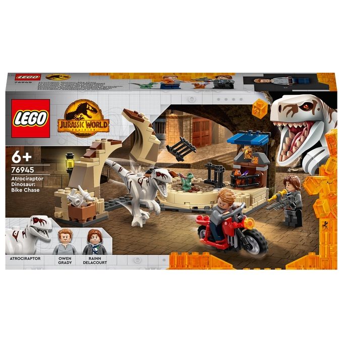 LEGO Jurassic World Atrociraptor: Inseguimento sulla Moto