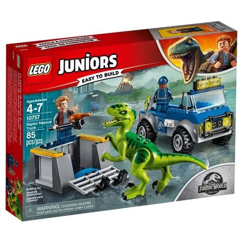 LEGO Juniors Camion Per Il Soccorso Di Velociraptor 10757
