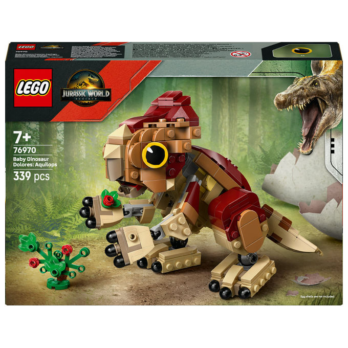Lego Jurassic World Dinosauro Cucciolo Aquilops