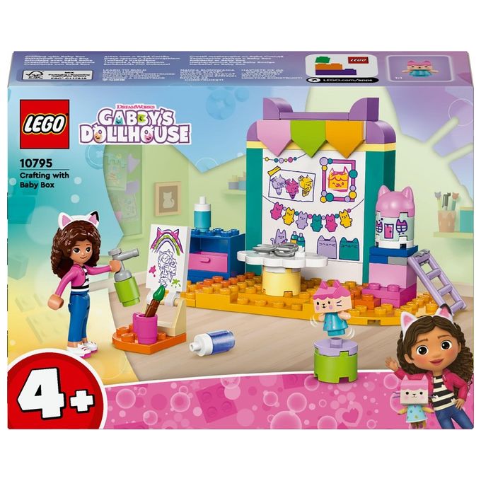 Image of LEGO La Casa delle Bambole di Gabby Creazioni con Baby Scatola Giochi Educativi per Bambine e Bambini da 4 Anni Giocattolo Creativo con Accessori per il Fai da Te Idea Regalo di Compleanno 10795