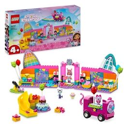 La Casa delle Bambole di Gabby La Stanza della Festa di Gabby Giochi Creativi per Bambine e Bambini da 4 Anni Discoteca Giocattolo da Costruire con Personaggi Accessori da DJ e Scivolo 10797