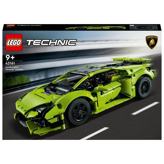 LEGO Technic 42161 Lamborghini Huracán Tecnica, Modellino di Auto da Costruire, Macchina Giocattolo per Bambini