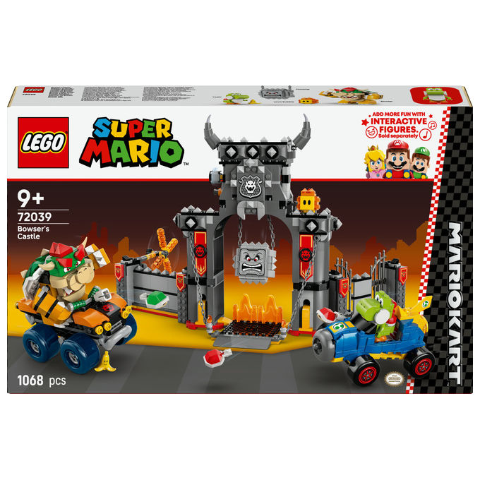 Lego Mario Kart Castello di Bowser, gioco costruzioni con 4 personaggi