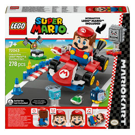 Lego, Mario Kart Interattivo e Kart Standard, Playset da Costruzione, 7 Anni+, 278 Pezzi