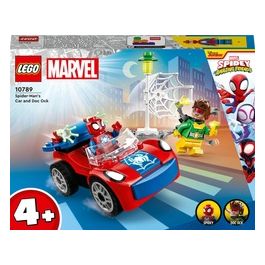 Marvel 10789 L'Auto di Spider-Man e Doc Ock, Macchina Giocattolo di Spidey e i Suoi Fantastici Amici, Giochi per Bambini 4+