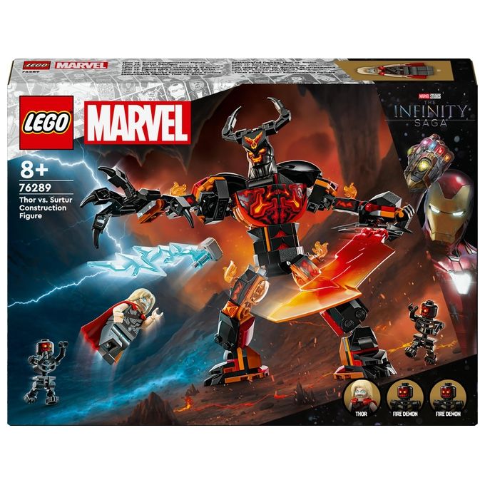 Lego Marvel Thor Vs. Personaggio Costruibile di Surtur