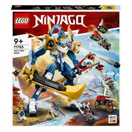 NINJAGO 71785 Mech Titano di Jay, Set 2023 con Action Figure, Gioco da Battaglia per Bambini con 5 Minifigure e Carro