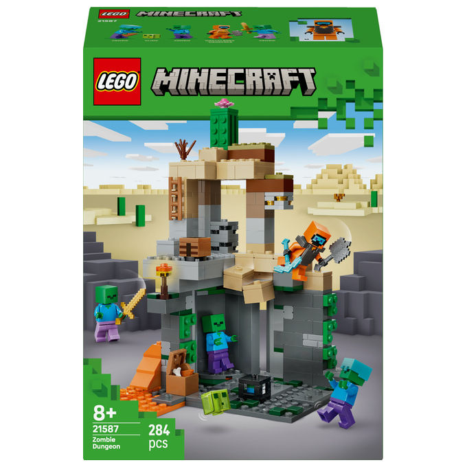 Lego Minecraft Dungeon degli Zombie Set di Costruzione 21587