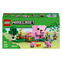 Minecraft La Casa del Maialino Gioco di Ruolo per Bambini e Bambine da 7 Anni in su con Personaggi Animali Giocattolo e Fattoria da Costruire Idea Regalo Didattica dal Videogioco 21268