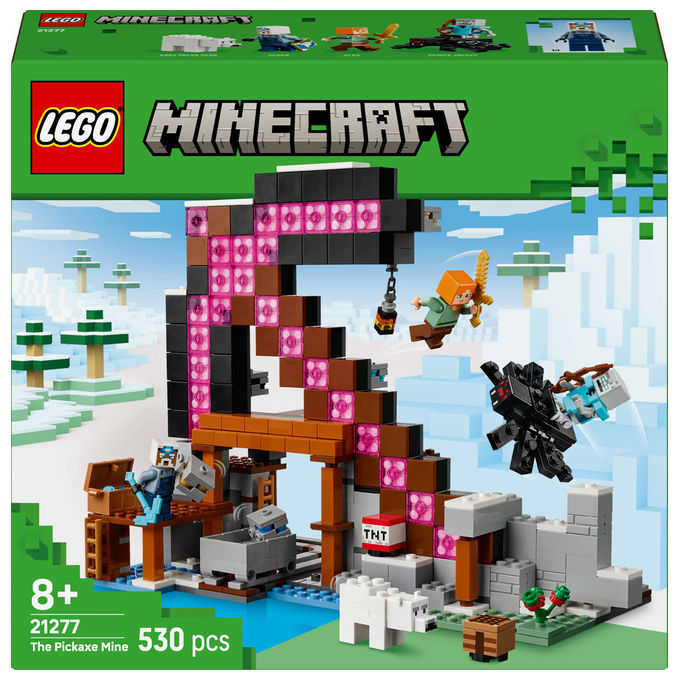 LEGO Minecraft La Miniera delle Piccozze Set Costruzioni 530 Pezzi