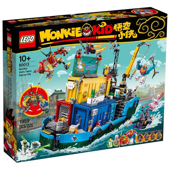 LEGO Monkie Kid Base segreta del team di Monkie Kid