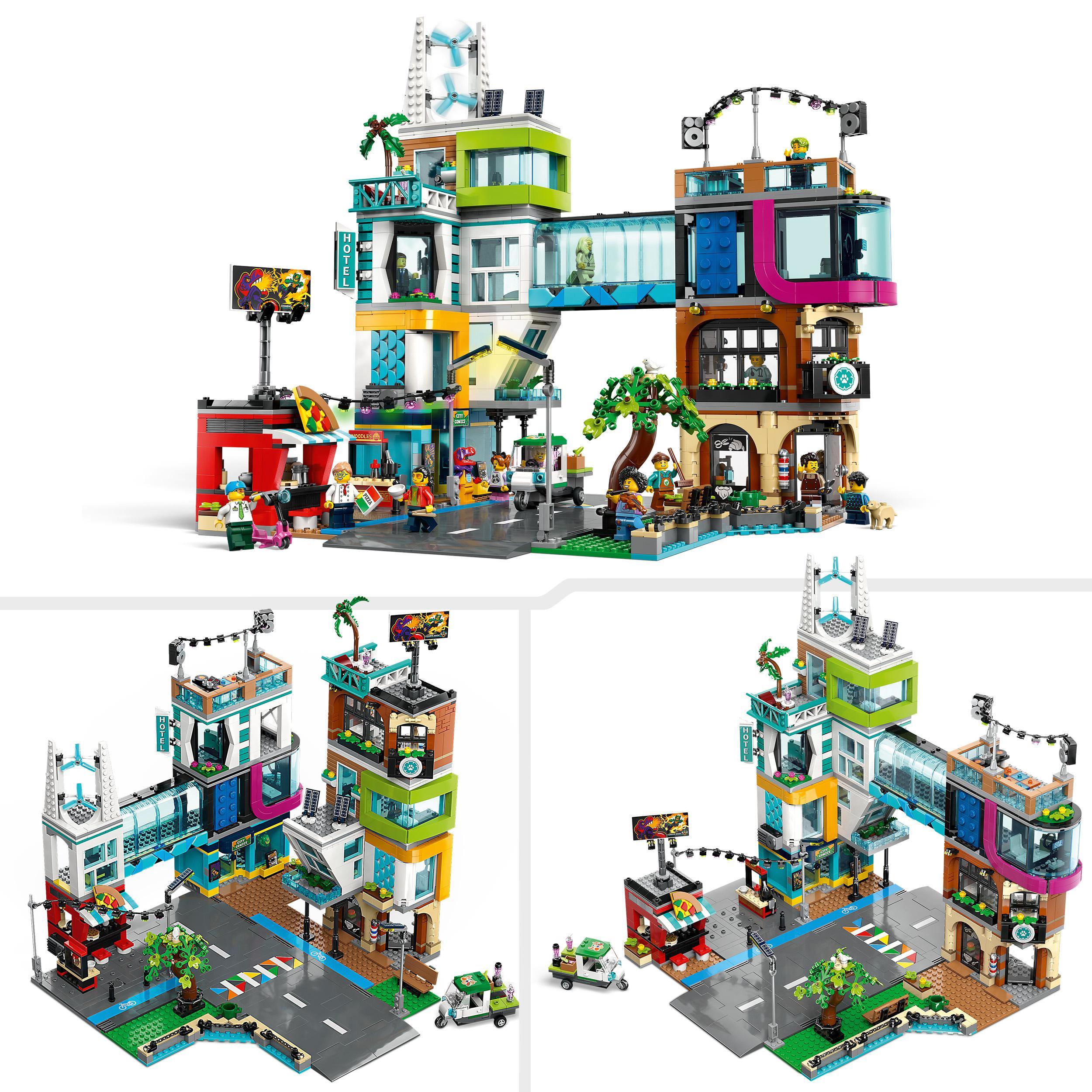 LEGO 60366 City Centro Sci e Arrampicata, Modular Building Set a 3