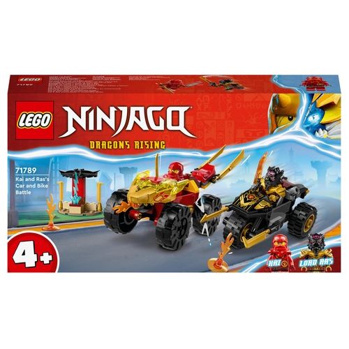 LEGO Ninjago Battaglia su auto e moto di Kai e Ras