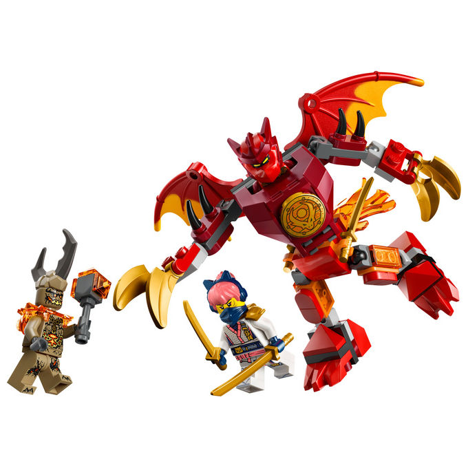 LEGO Ninjago Battle Pack Mech Drago di Kai Set Costruzioni 85 Pezzi