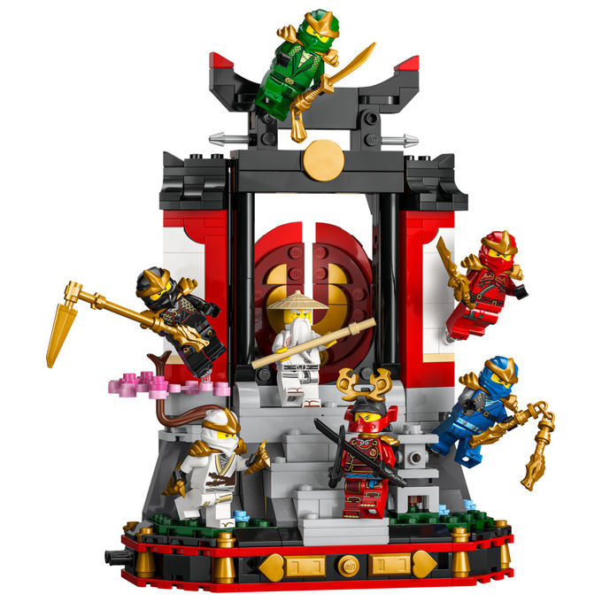 LEGO Ninjago Display Personaggi Ninja 15º Anniversario Monastero Ninja 447 Pezzi
