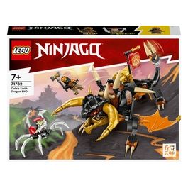 LEGO NINJAGO 71782 Drago di Terra di Cole - EVOLUTION, Drago Giocattolo per Bambini con Scorpione da Battaglia e 2 Minifigure