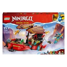 LEGO NINJAGO 71797 Il Vascello del Destino - Corsa Contro il Tempo, Set con Nave Giocattolo, 2 Figure di Drago e 6 Minifigure