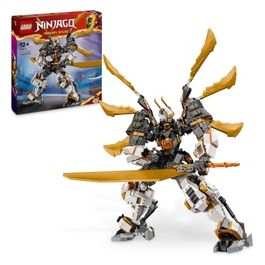 NINJAGO Mech Drago Titanio di Cole Grande Set di Giochi d'Avventura per Bambini e Bambine da 12 Anni Personaggio da Costruire con Spada Giocattolo e 1 Minifigure Regalo di Compleanno 71821
