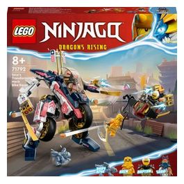 LEGO NINJAGO 71792 Moto-Mech Transformer di Sora, Set Giochi 2in1 con Action Figure Mech Trasformabile in Moto Giocattolo