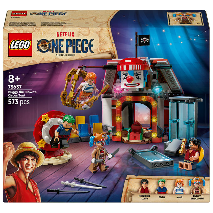 Lego One Piece La Tenda del Circo di Bagy il Clown 75637