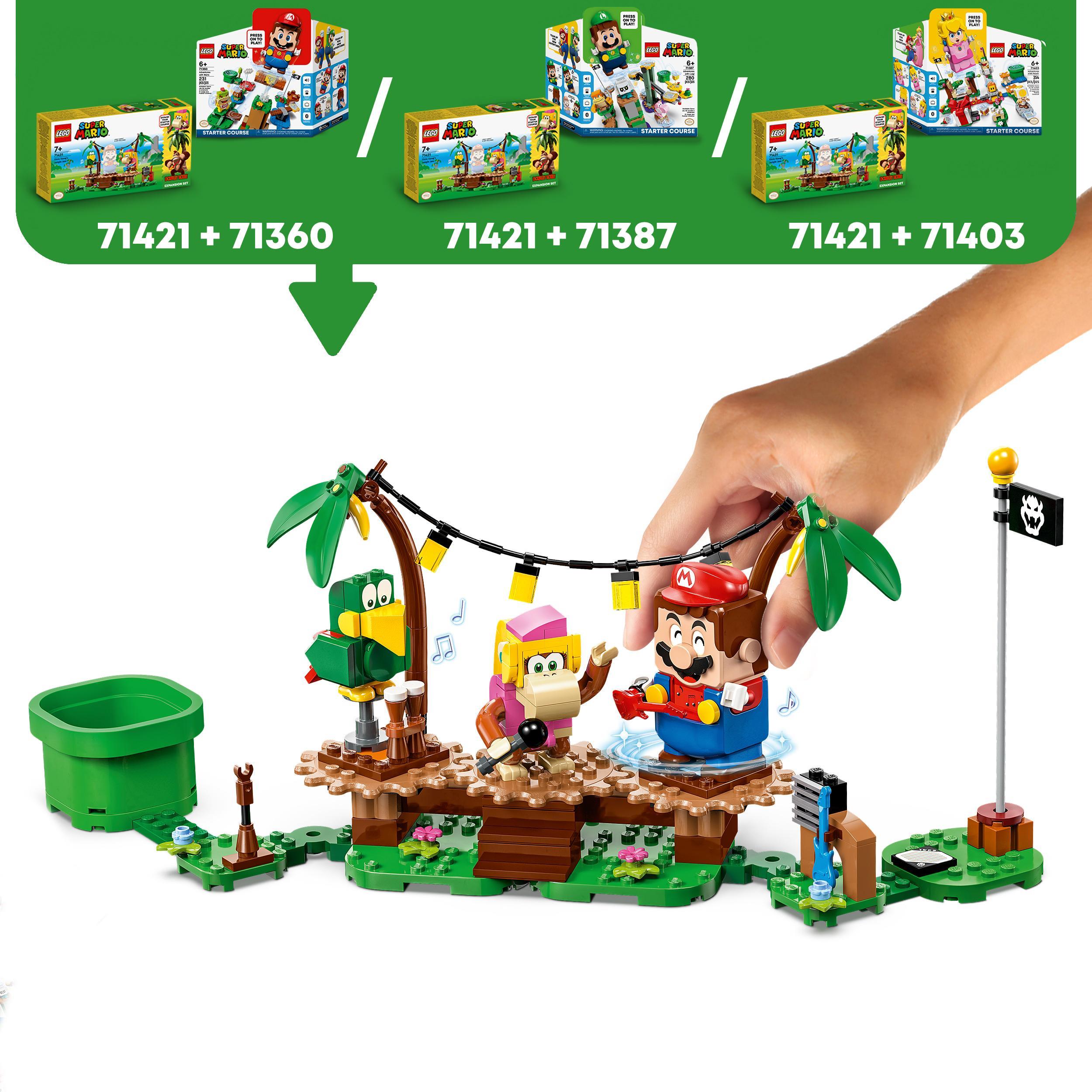 Lego Super Mario - Pack di espansione Casa sull'albero di Donkey Kong 71424  LEGO - 71424