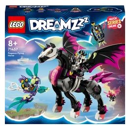 LEGO DREAMZzz 71457 Pegaso, il Cavallo Volante, Animale Giocattolo da Costruire in 2 Modi con Minifigure, Giochi per Bambini