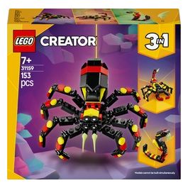 Set Animali Selvatici 31159 Ragno Trasformista Creator 3 in 1 Modellismo Creativo e Divertente per Appassionati di Costruzioni