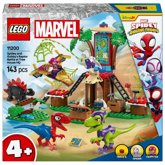 Image of LEGO Set Battaglia con il Raptor al Quartier Generale Sull'albero di Spider-Man