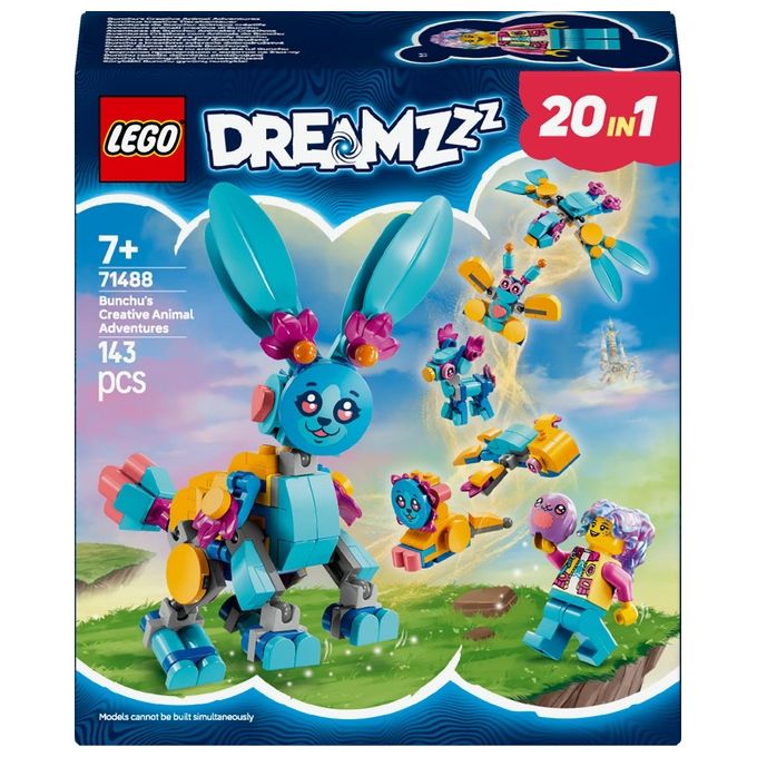 Image of LEGO Set Costruzioni Avventure Animali Creative Bunchu 20 in 1 Dreamzzz 71488
