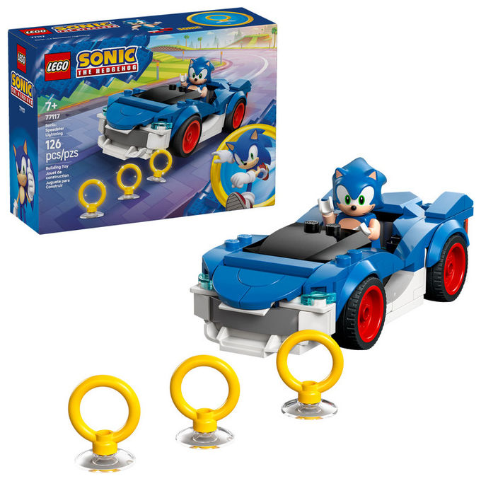 Lego Sonic Speedster Lightning 77117 Auto da Corsa Sonic the Hedgehog
