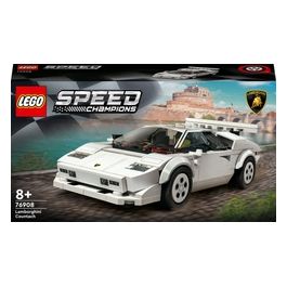 LEGO Speed Champions 76908 Lamborghini Countach, Giochi per Bambini di 8+ Anni, Auto Sportiva Giocattolo, Replica Supercar