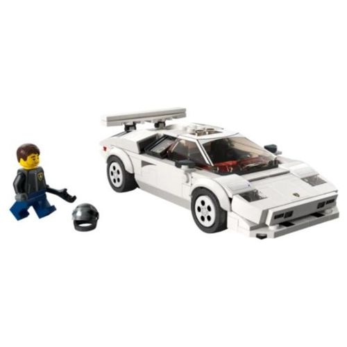 LEGO Speed Champions 76908 Lamborghini Countach, Giochi per Bambini di 8+ Anni, Auto Sportiva Giocattolo, Replica Supercar