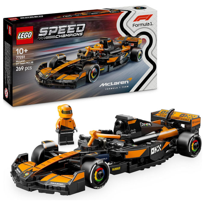 LEGO Speed Champions 77251 McLaren F1 Team MCL38 Modello da Costruire 10+