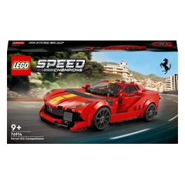 LEGO Speed Champions 76914 Ferrari 812 Competizione, Modellino di Auto da Costruire, Macchina Giocattolo 2023 da Collezione