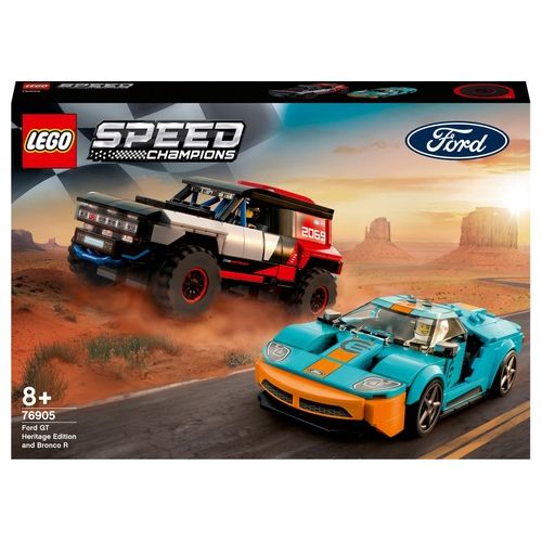 LEGO Speed Champions Ford Gt Heritage Edition e Bronco R