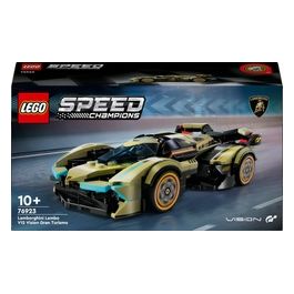 LEGO Speed Champions Super Car Lamborghini Lambo V12 Vision GT Macchina Giocattolo per Bambini da 10 Anni Modellino di Auto da Costruire con Minifigure del Pilota Idea Regalo da Collezione 76923