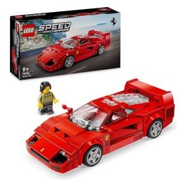 Speed Champions Supercar Ferrari F40 Modellino di Auto Sportiva da Costruire, Macchina Giocattolo da Collezione con Minifigure del Pilota
