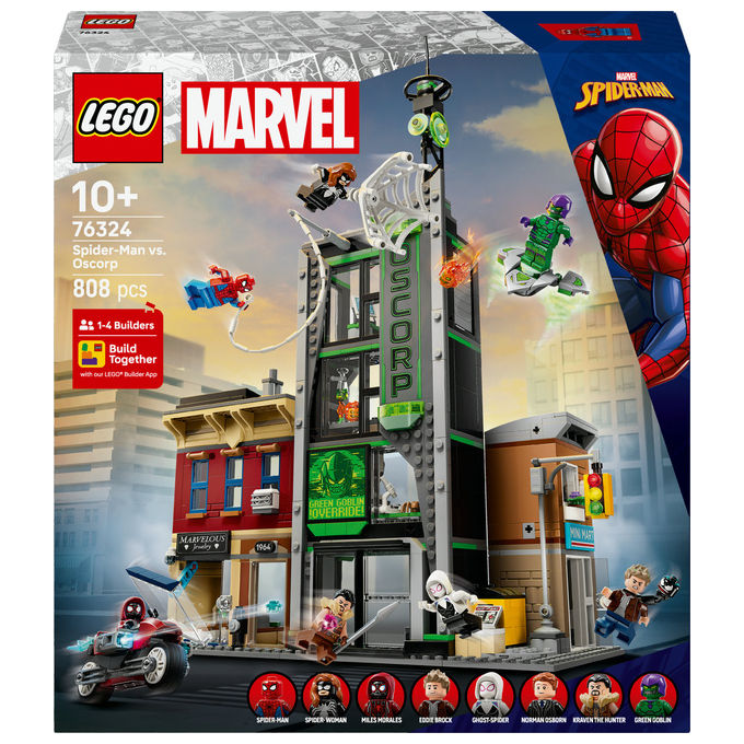 Lego Spider-Man Contro Oscorp Set da Costruzione