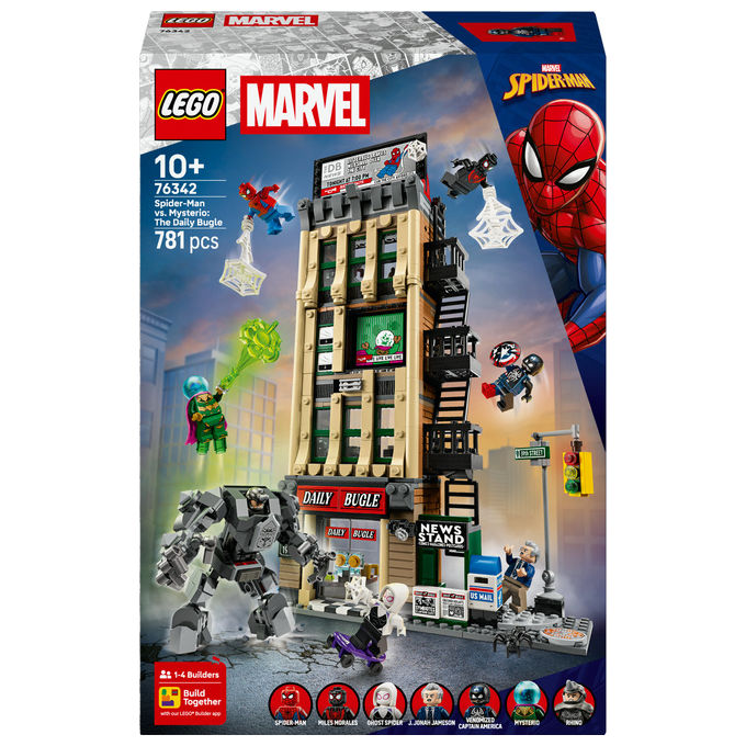 LEGO Spider-Man vs Mysterio Il Daily Bugle Set Costruzioni Marvel 781 Pezzi